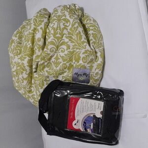 Snack Tray & Shopping Cart Cover Light Green Black